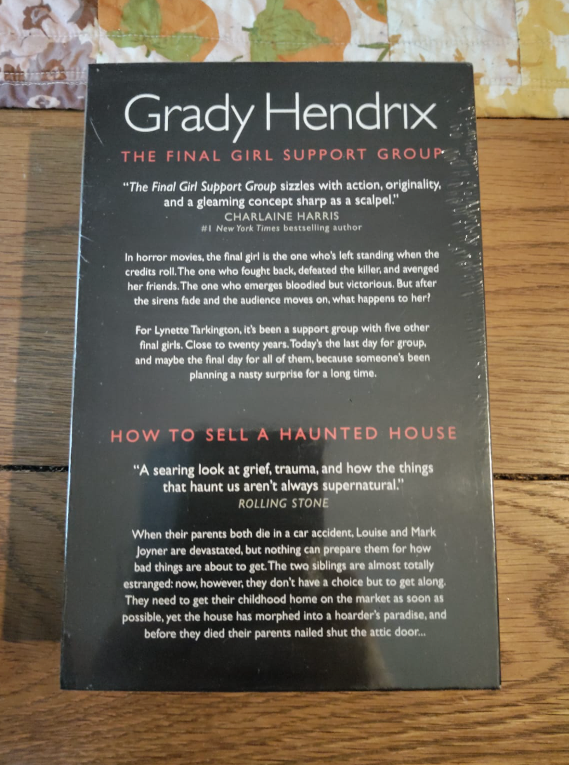 How to Sell a Haunted House AND The Final Girl Support Group by Grady Hendrix - 2 book set