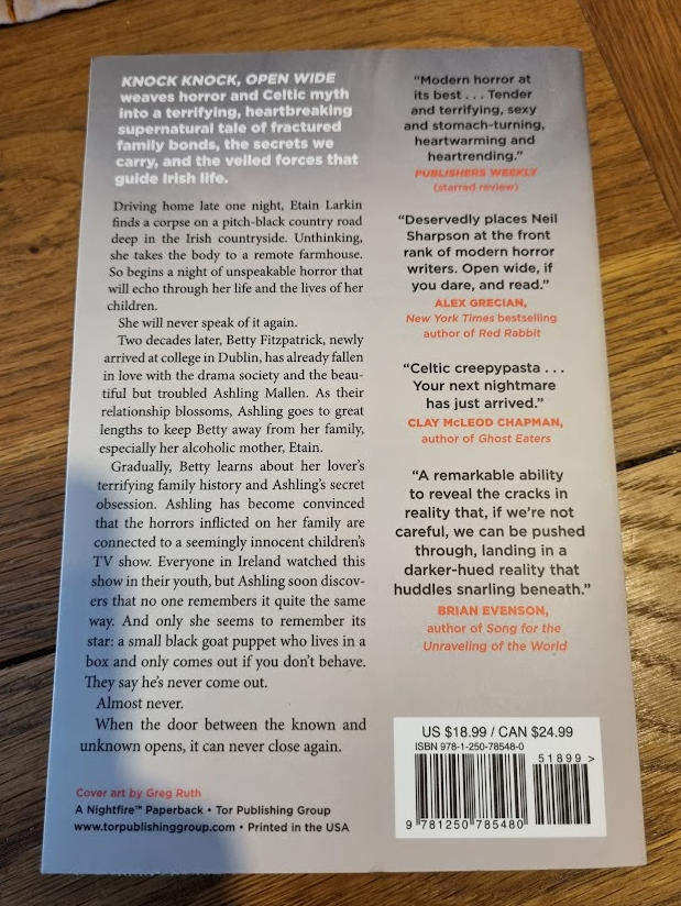 Knock Knock, Open Wide by Neil Sharpson